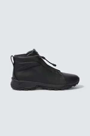 Ermenegildo Zegna Ankle Boots Triple Stitch Vetta aus Leder