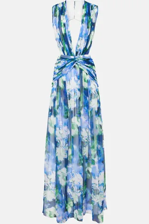 Costarellos Robe aus Seidengeorgette