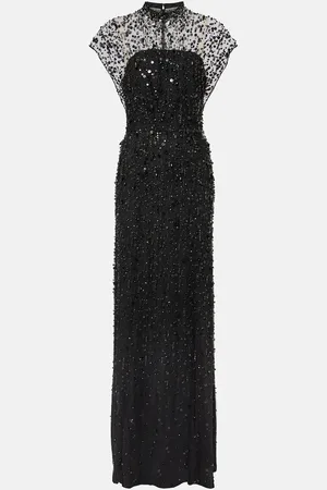 Jenny Packham Robe Crystal Drop mit Kristallen