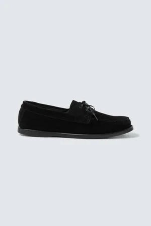 Saman Amel Segelschuhe City Moc aus Veloursleder