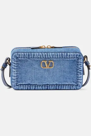 VALENTINO GARAVANI Schultertasche Alltime Mini aus Denim