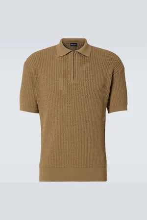 Giorgio Armani Polohemd aus Rippstrick