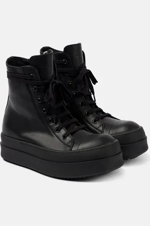 Rick Owens Schnürstiefel Mega Bumper aus Leder