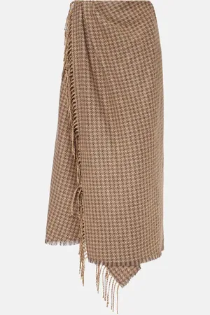 Balenciaga Wickelrock aus einem Wollgemisch