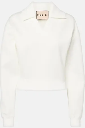 Plan C Pullover aus einem Baumwollgemisch