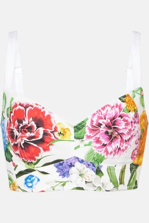 Dolce & Gabbana Cropped-Top aus Popeline