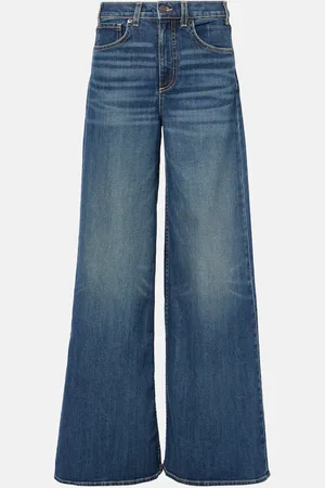 NILI LOTAN Mid-Rise Wide-Leg Jeans Rolland