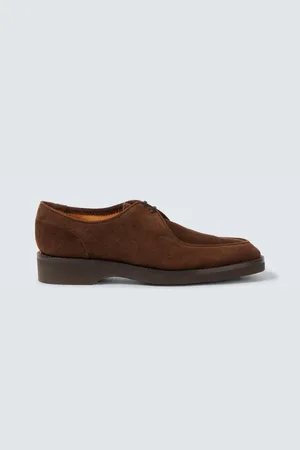 JOHN LOBB Schnürschuhe Ted aus Veloursleder