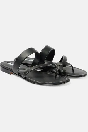 Manolo Blahnik Sandalen Susacru aus Leder