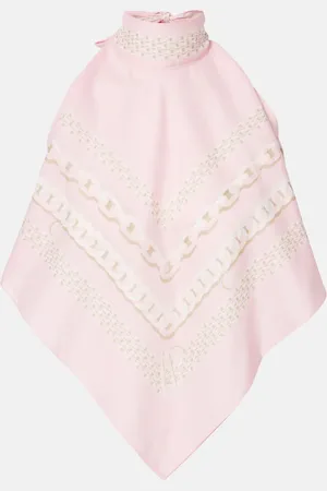 VERSACE Top Treasure aus Baumwolle und Seide