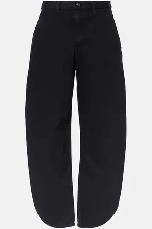 Frame Mid-Rise Barrel Jeans Boomerang