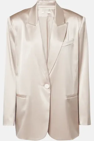 The Sei Oversize-Blazer aus Seidensatin