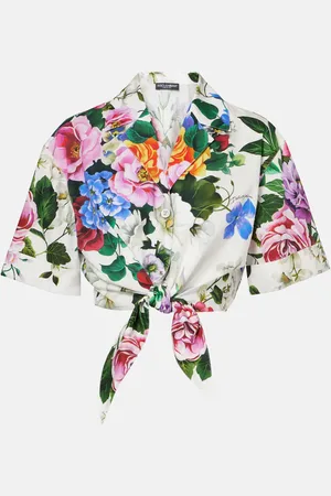 Dolce & Gabbana Cropped-Hemd aus Baumwolle
