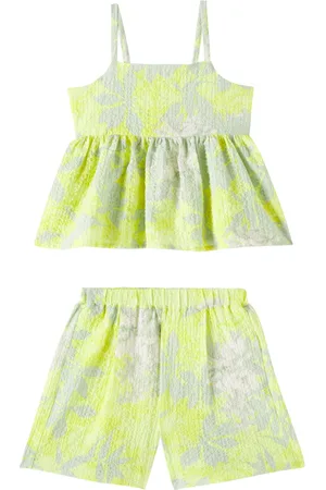 Il gufo Set aus Top und Shorts aus Baumwolle