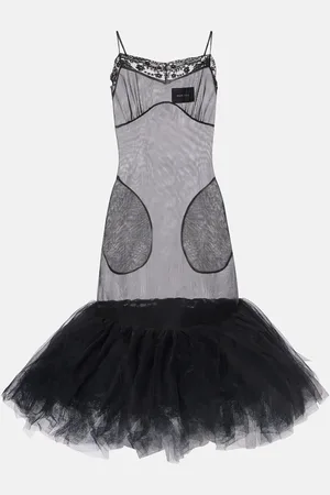 Simone Rocha Slipdress mit Tüll