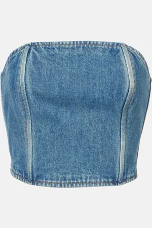 WARDROBE.NYC Top aus Denim