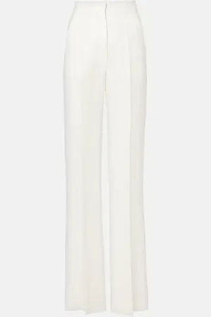 Max Mara Weite High-Rise-Hose Aversa aus Leinen