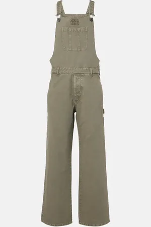 Miu Miu Latzhose aus Baumwoll-Gabardine
