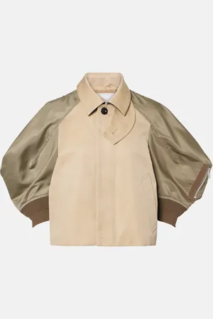 SACAI Jacke aus einem Baumwollgemisch