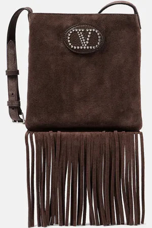 VALENTINO GARAVANI Schultertasche Nellcôte aus Veloursleder