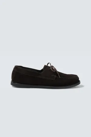Saman Amel Segelschuhe City Moc aus Veloursleder