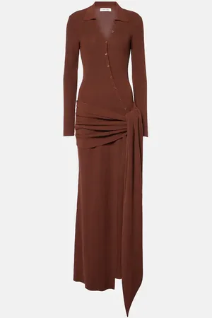 AYA MUSE Maxikleid Saros aus einem Baumwollgemisch