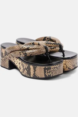 DRIES VAN NOTEN Sandalen aus Leder