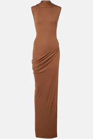 AYA MUSE Maxikleid Nou aus einem Seidengemisch