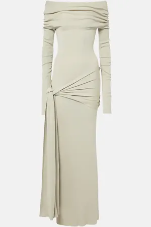 AYA MUSE Off-Shoulder-Maxikleid Kora