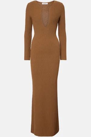 AYA MUSE Maxikleid Beru aus einem Baumwollgemisch