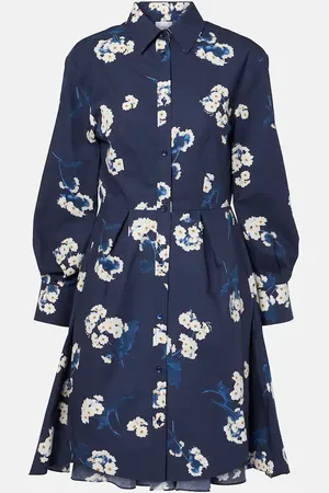 Erdem Hemdblusenkleid aus Baumwolle
