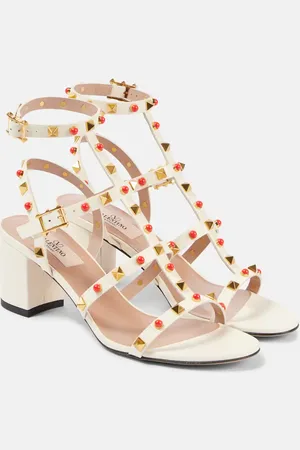 VALENTINO GARAVANI Sandalen Rockstud 60 aus Leder