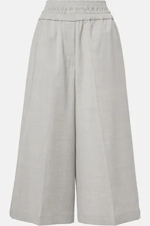 Loewe Cropped-Culottes aus Wolle