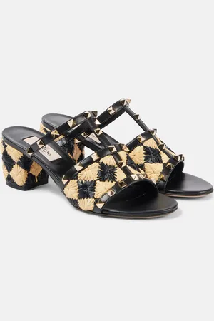 VALENTINO GARAVANI Sandalen Rockstud 60 mit Leder