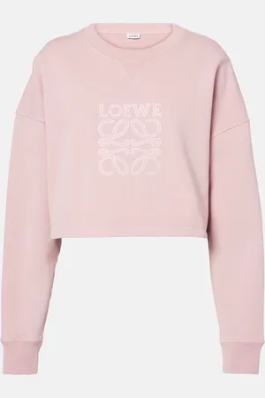 Loewe Cropped-Sweatshirt Anagram aus Baumwolle