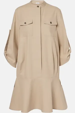 Loewe Hemdblusenkleid aus Baumwolle