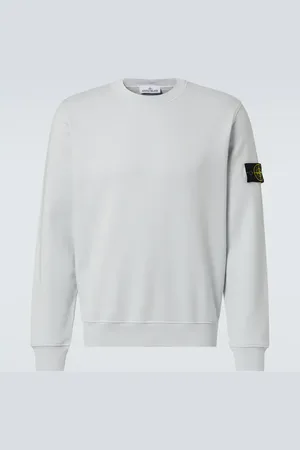 Stone Island Sweatshirt Compass aus Baumwoll-Jersey