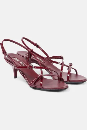 Miu Miu Sandalen 55 aus Lackleder