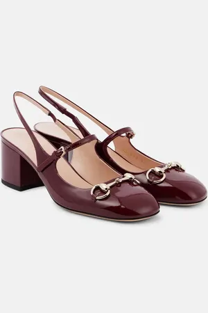 Gucci Mary-Jane-Pumps Horsebit aus Lackleder