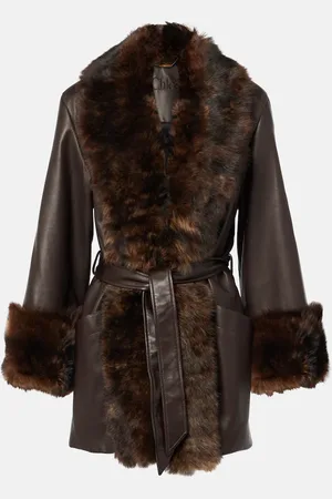 Chloé Chloé Lederjacke mit Shearling