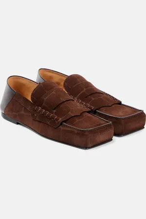 Jacquemus Loafers Carré aus Veloursleder