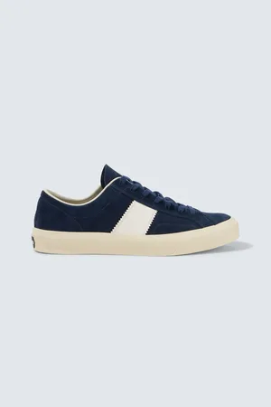 Tom Ford Sneakers Cambridge aus Veloursleder mit Leder