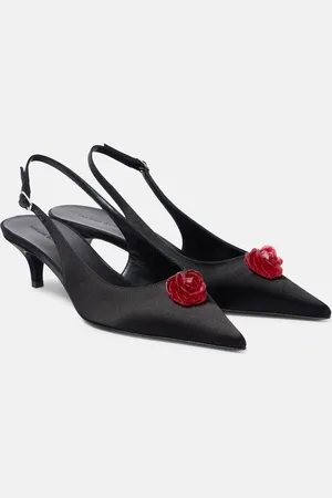 MAGDA BUTRYM Slingback-Pumps 45 aus Satin