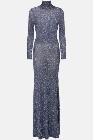 Balenciaga Robe mit Pailletten