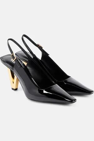 VERSACE Slingback-Pumps aus Lackleder