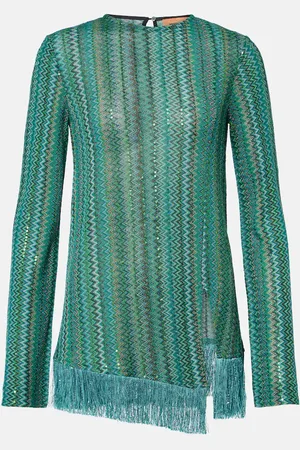 Missoni Top aus Strick mit Pailletten