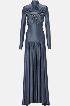 Paco rabanne Robe aus Jersey mit Kristallen