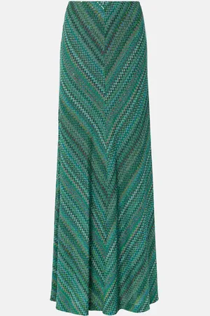 Missoni Maxirock aus Strick mit Pailletten