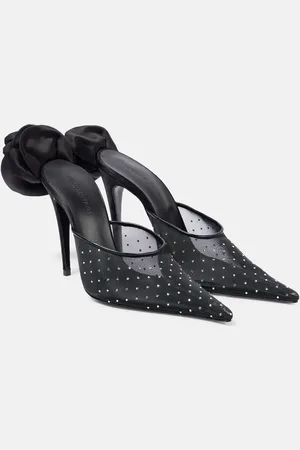 MAGDA BUTRYM Mules aus Mesh mit Kristallen