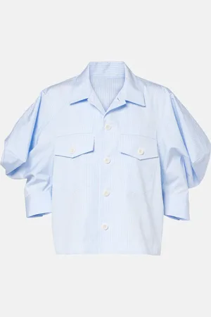 SACAI Bluse aus Baumwollpopeline
